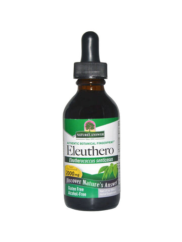 Siberian Eleuthero Alcohol Free Extract, 2 oz, Nature's Answer