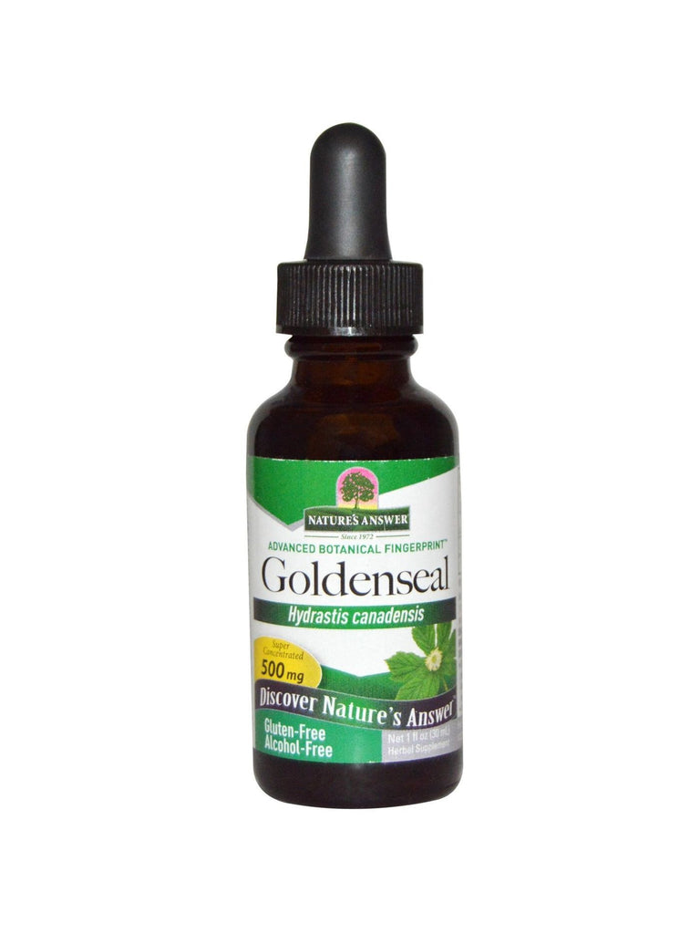 Goldenseal Root Alcohol Free Extract, 1 oz, Nature's Answer