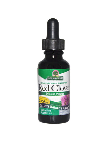 Red Clover Alcohol Free Extract, 1 oz, Nature's Answer
