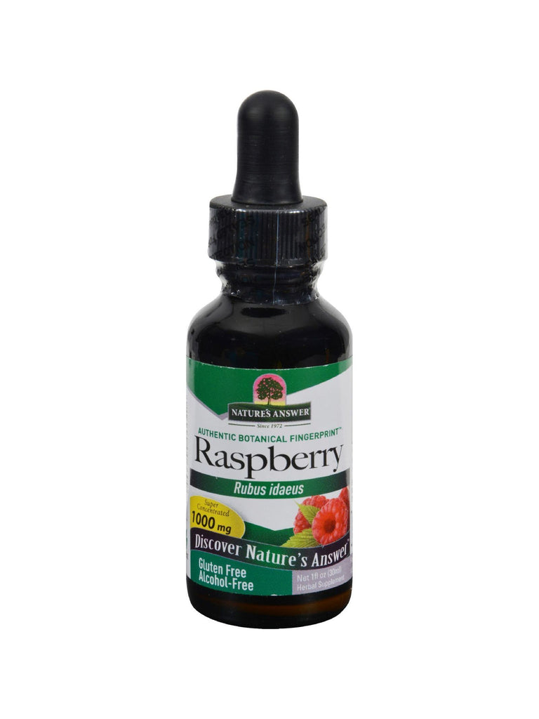 Red Raspberry Leaf Alcohol Free Extract, 1 oz, Nature's Answer
