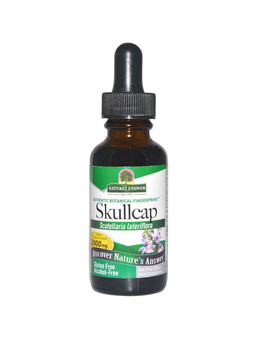 Skullcap Herb Alcohol Free Extract, 1 oz, Nature's Answer