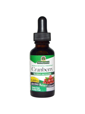 Cranberry Alcohol Free, 1 oz, Nature's Answer