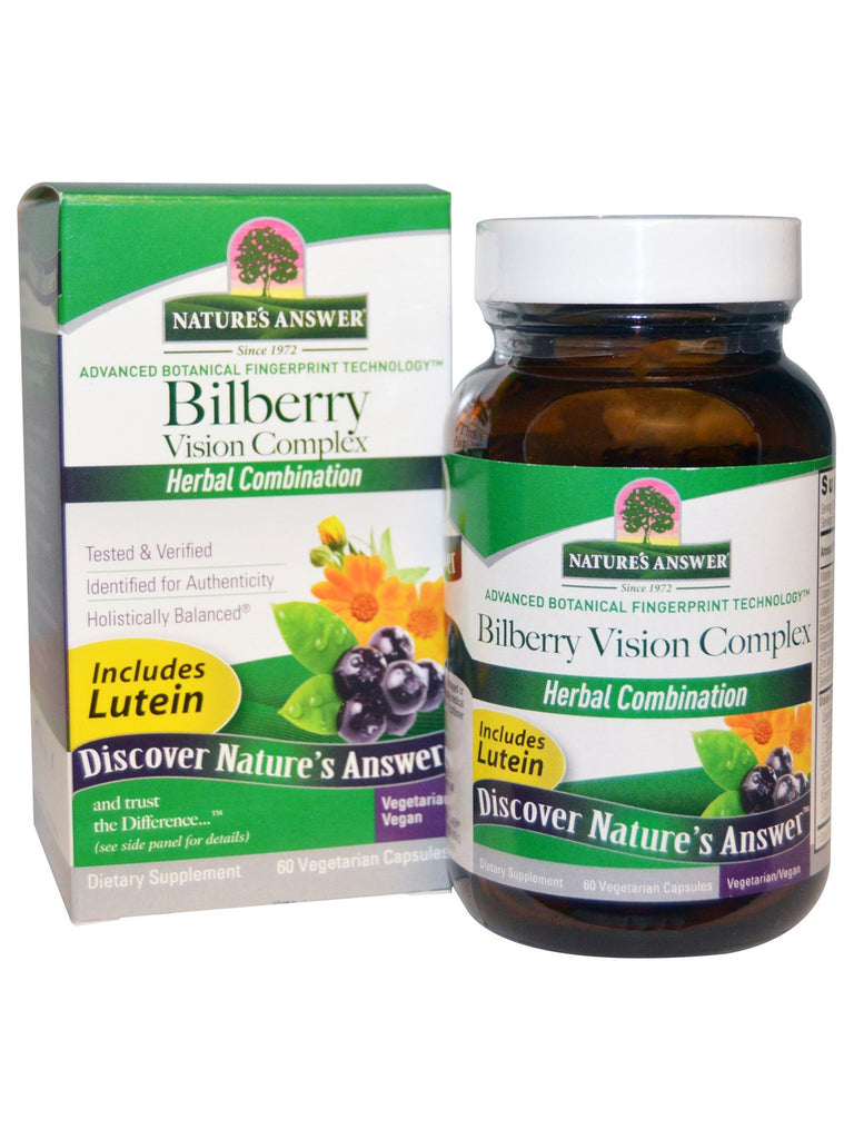 Bilberry Vision Complex, 60 vegicaps, Nature's Answer