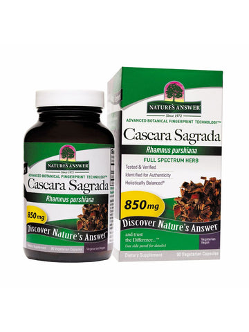 Cascara Sagrada Bark, 90 caps, Nature's Answer
