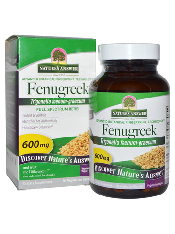 Fenugreek Seed, 90 caps, Nature's Answer