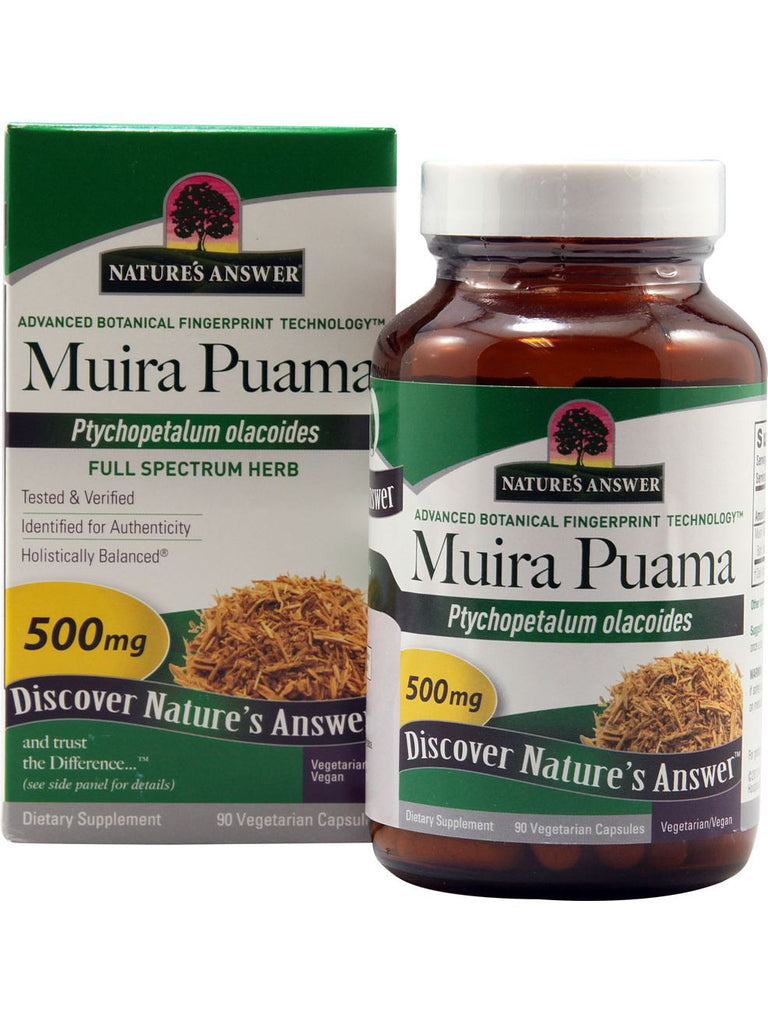 Muira-Puama Bark, 90 caps, Nature's Answer