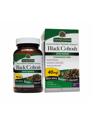 Black Cohosh Root Standardized, 60 vegicaps, Nature's Answer