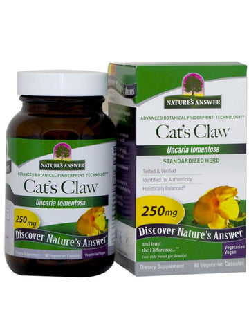 Cat's Claw Inner Bark Standardized, 60 vegicaps, Nature's Answer