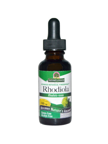 Rhodiola Root Extract Alcohol Free, 1 oz, Nature's Answer