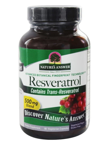 Resveratrol 250 mg, 60 vegicaps, Nature's Answer