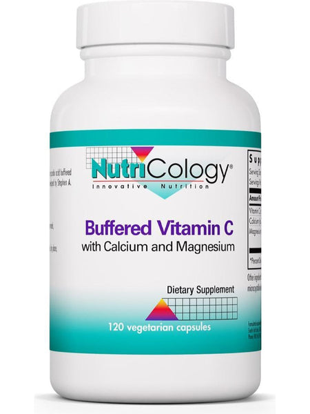 NutriCology, Buffered Vitamin C with Calcium and Magnesium, 120 Vegetarian Capsules