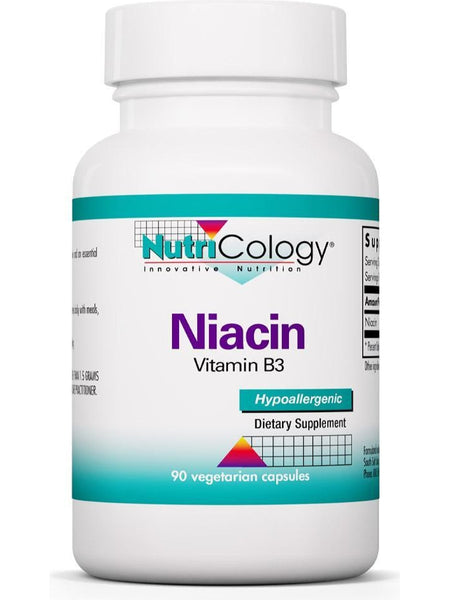 NutriCology, Niacin Vitamin B3, 90 Vegetarian Capsules