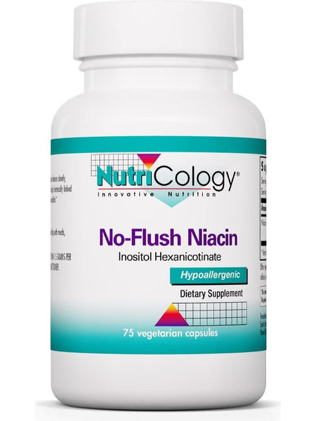 NutriCology, No-Flush Niacin Inositol Hexanicotine, 75 Vegetarian Capsules