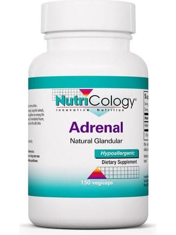 NutriCology, Adrenal Natural Glandular, 150 Vegicaps