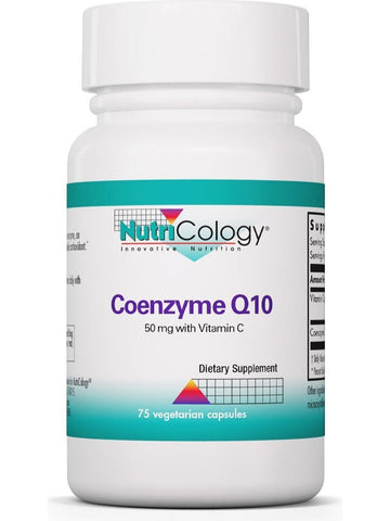 NutriCology, Coenzyme Q10 50 mg with Vitamin C, 75 Vegetarian Capsules