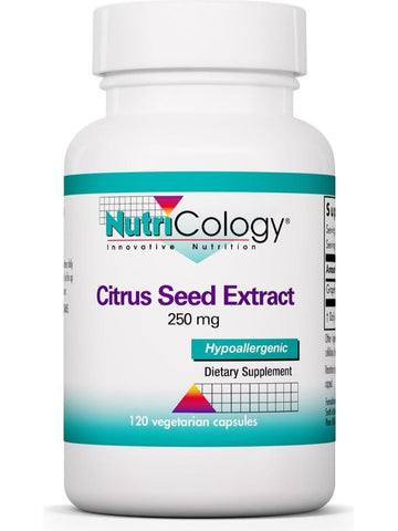 NutriCology, Citrus Seed Extract 250 mg, 120 Vegetarian Capsules
