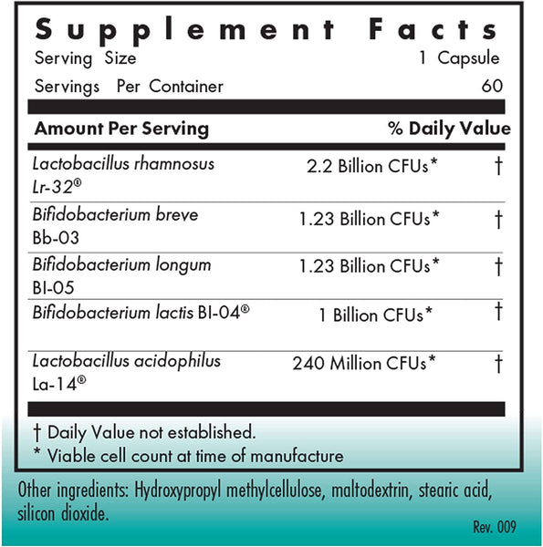 NutriCology, BifidoLife Colon Probiotic Formula, 60 Vegetarian Capsules