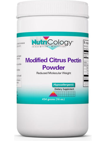 NutriCology, Modified Citrus Pectin Powder Reduced Molecular Weight, 16 oz