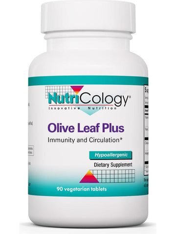 NutriCology, Olive Leaf Plus Immunity and Circulation, 90 vegetarian tablets