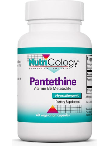 NutriCology, Pantethine Vitmain B5 Metabolite, 60 Vegetarian Capsules