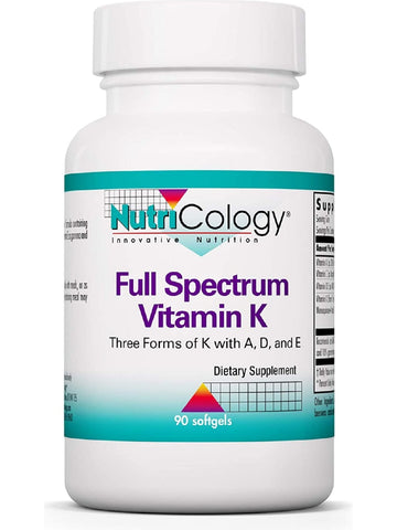 NutriCology, Full Spectrum Vitamin K, 90 softgels