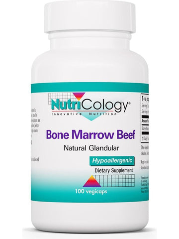 NutriCology, Bone Marrow Beef Natural Glandular, 100 vegicaps