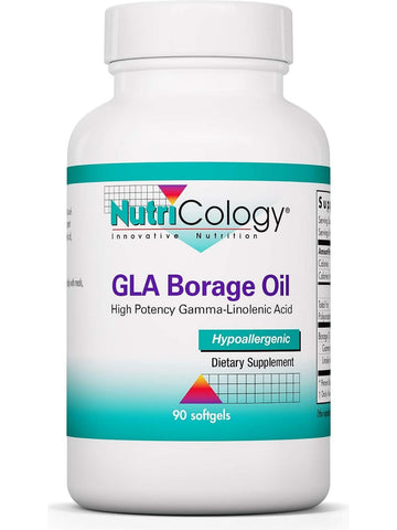 NutriCology, GLA Borage Oil, 90 softgels