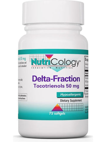 NutriCology, Delta-Fraction Tocotrienols 50 mg, 75 softgels