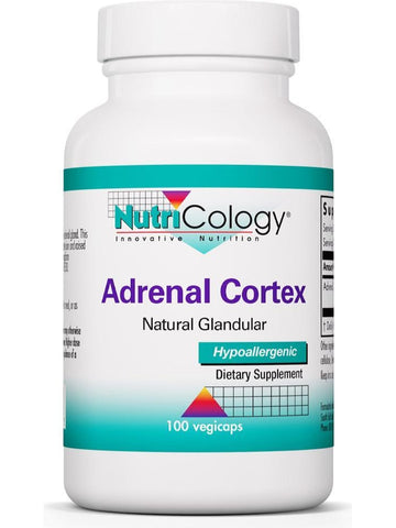 NutriCology, Adrenal Cortex Natural Glandular, 100 Vegicaps