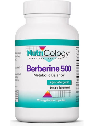 NutriCology, Berberine 500 Metabolic Balance, 90 Vegetarian Capsules