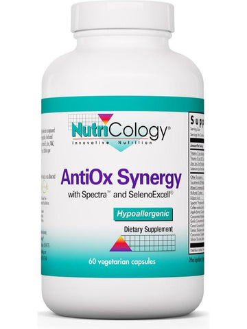 NutriCology, AntiOx Synergy with Spectra and SelenoExcell, 60 Vegetarian Capsules