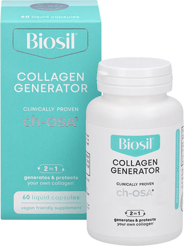 Natural Factors, BioSil, Collagen Generator, 60 Vegetarian Capsules
