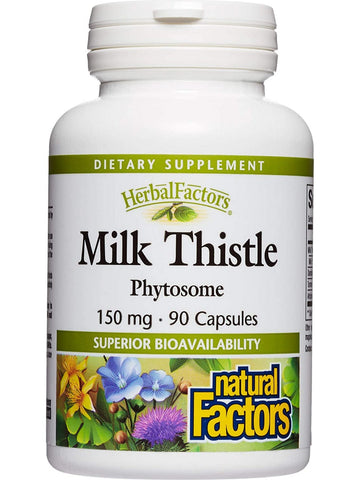 Natural Factors, Milk Thistle Phytosome 150 mg, 90 Capsules