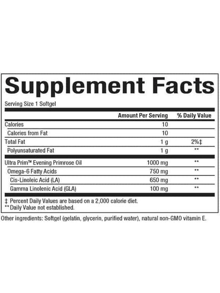 Natural Factors, Ultra Prim™ EPO 1,000 mg, 90 Softgels