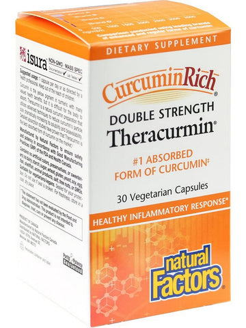 Natural Factors, Double Strength Theracurmin®, 30 Vegetarian Capsules