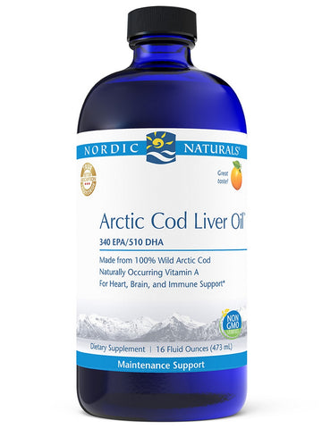 Nordic Naturals, Arctic Cod Liver Oil™, Orange, 16 Fluid Ounces