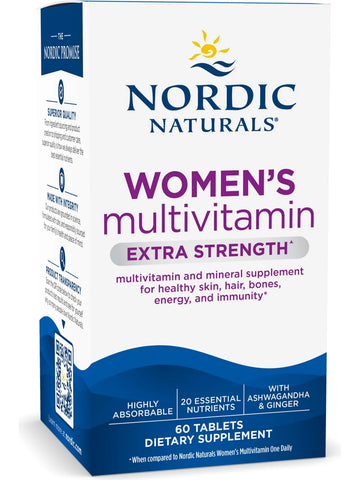 Nordic Naturals, Women's Multivitamin Extra Strength, 60 Tablets