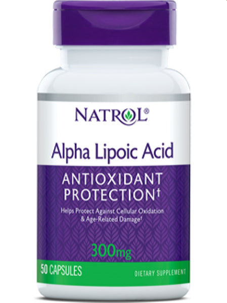 Natrol, Alpha Lipoic Acid, 300mg, 50 ct