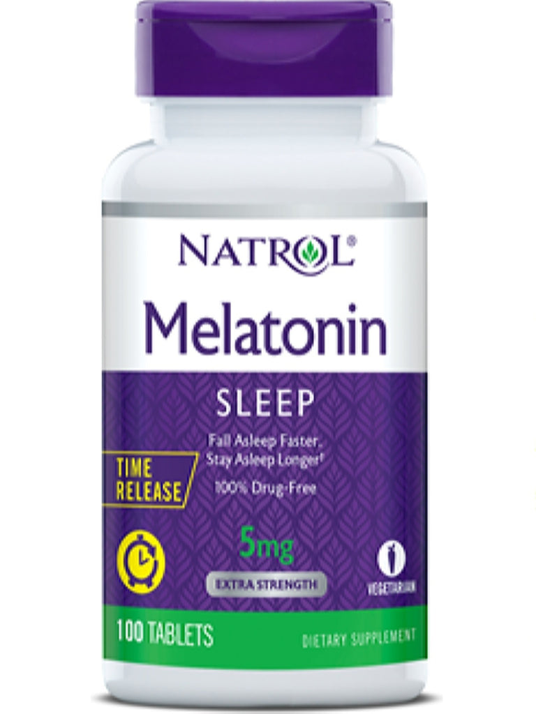 Natrol, Melatonin, 5mg Time Release, 100 ct