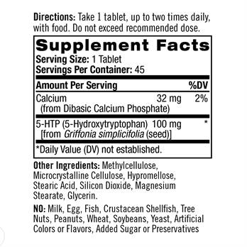 Natrol, 5 HTP, 100mg Time Release, 45 ct