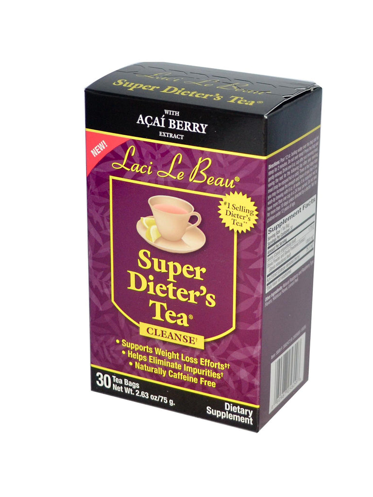 Super Dieter's Tea Acai Berry Box, 30 bags, Laci Le Bea
