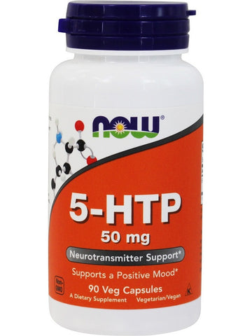 NOW Foods, 5-HTP 50 mg, 90 veg capsules