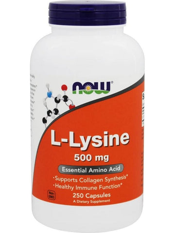 NOW Foods, L-Lysine 500 mg, 250 capsules