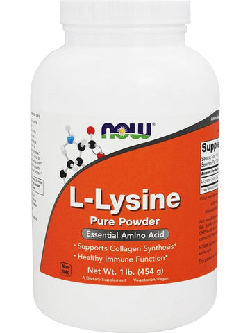 NOW Foods, L-Lysine Powder, 1 lb