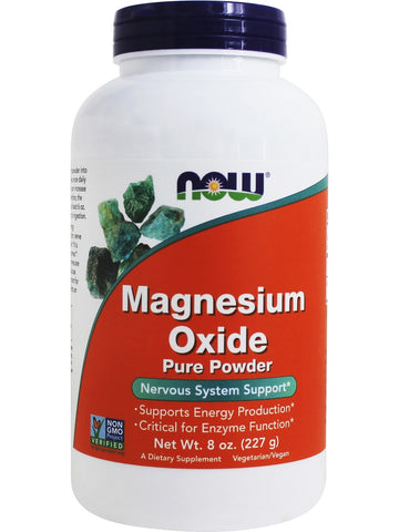 NOW Foods, Magnesium Oxide Pure Powder, 8 oz