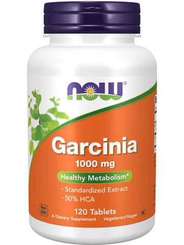 NOW Foods, Garcinia 1000Mg, 120 tablets