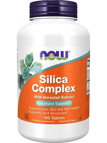 NOW Foods, Silica Complex with Horsetail Extract, 180 tablets