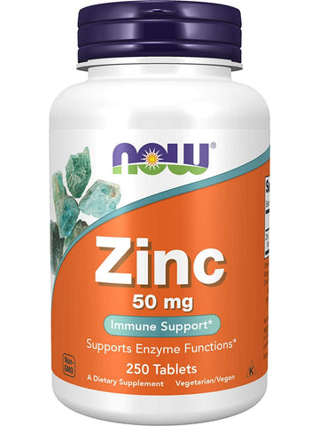 NOW Foods, Zinc 50 mg, 250 tablets