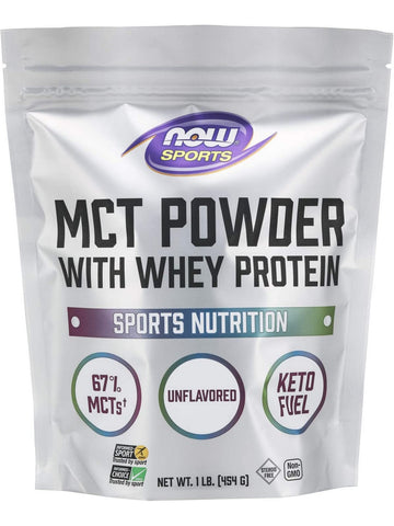 NOW Foods, MCT Powder with Whey Protein, 1 lb