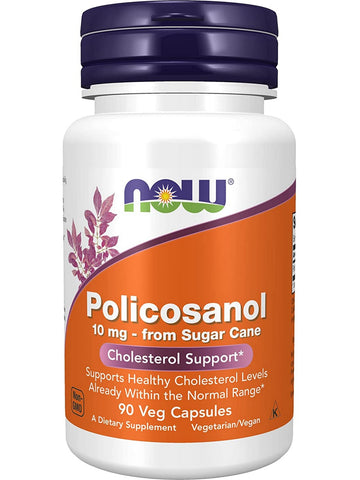 NOW Foods, Policosanol 10 mg from Sugar Cane, 90 veg capsules